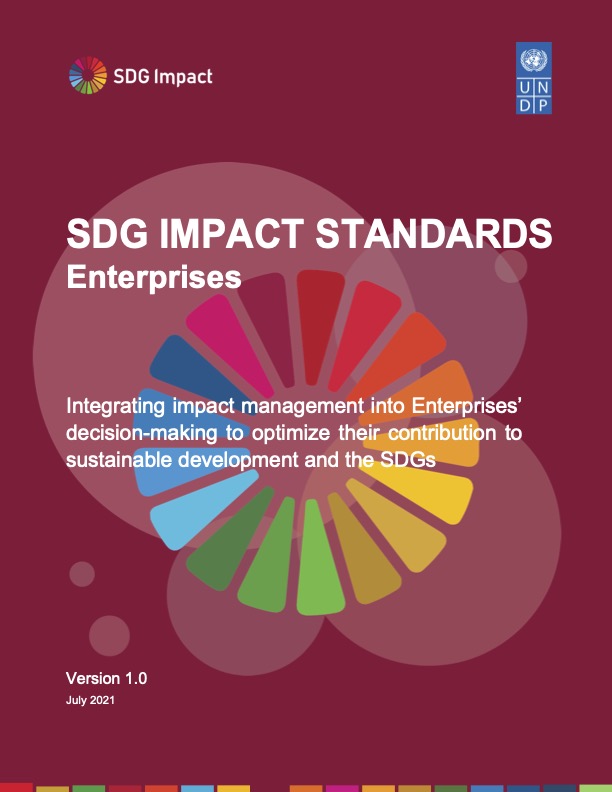 SDG Impact Standards for Enterprise